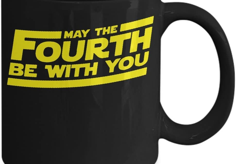 New "May the Fourth Be With You" Black Coffee Mug available!