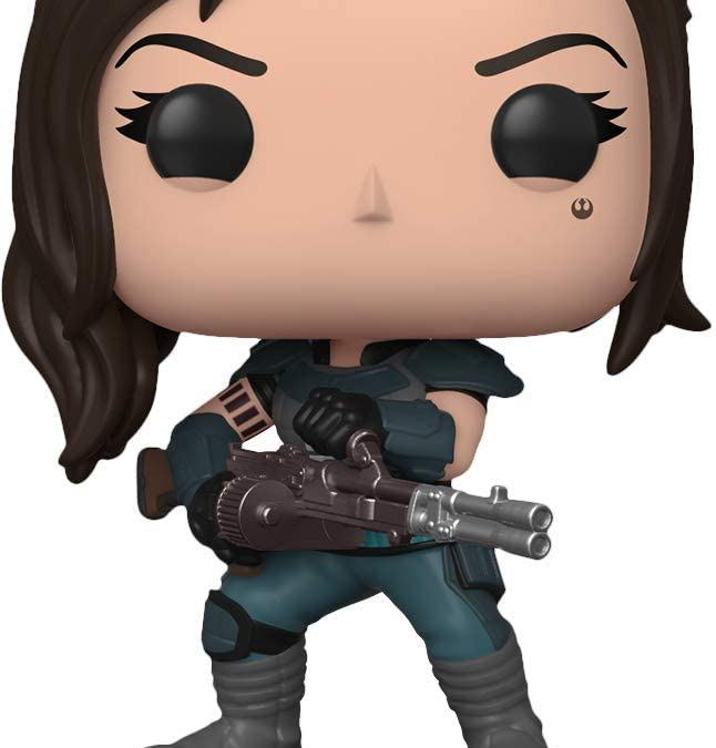 New The Mandalorian Cara Dune with Gun Bobble Head Toy available!