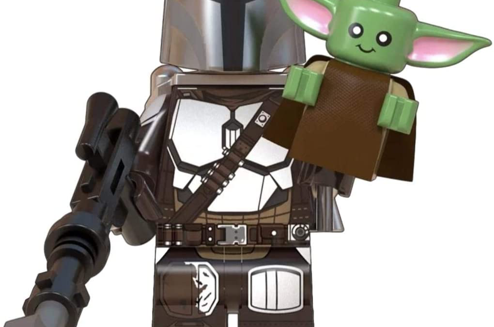 New The Mandalorian Mando and The Child Lego Mini Figure Set available!