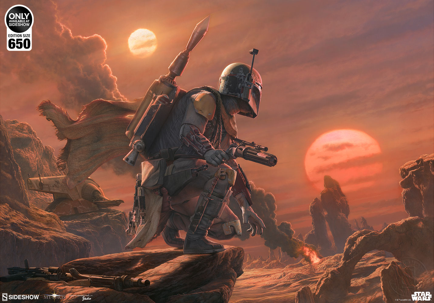 SW Boba Fett: Dead or Alive Art Print 2