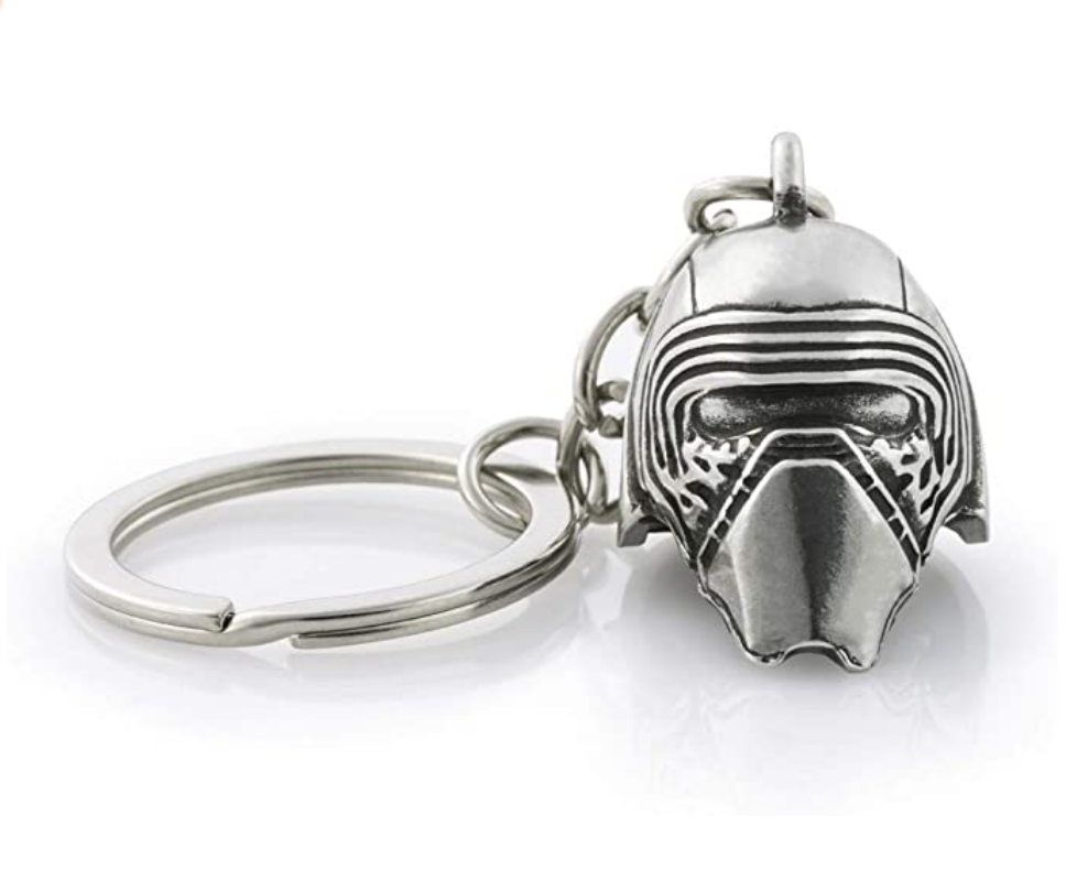 TFA Kylo Ren's Helmet Pewter Keychain 1