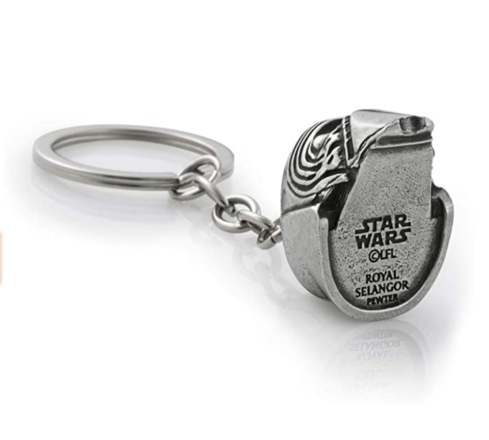 TFA Kylo Ren's Helmet Pewter Keychain 3