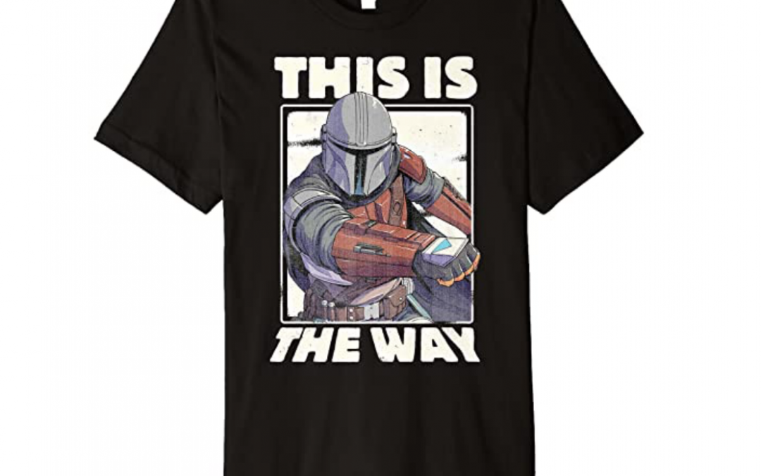 New The Mandalorian "This Is The Way" Portrait T-Shirt available!