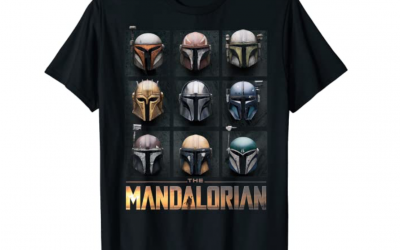 New The Mandalorian Helmet Box Up T-Shirt available now!