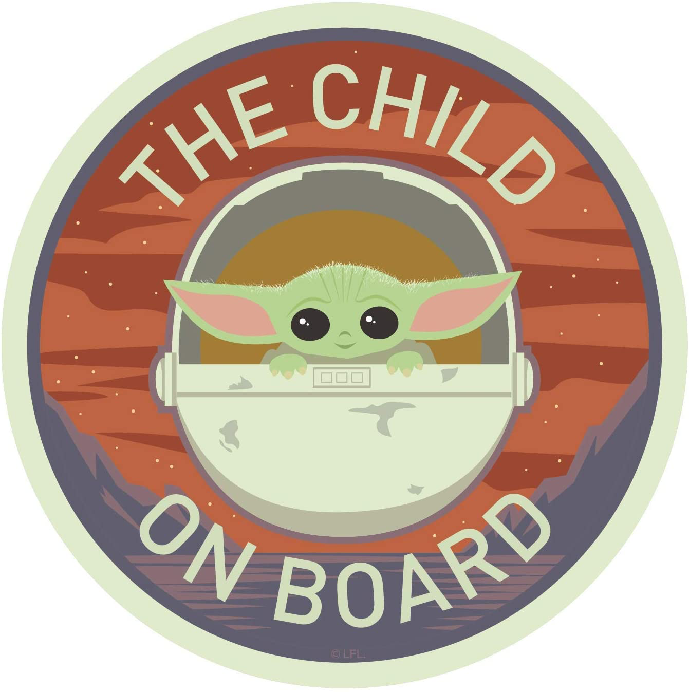 TM The Child On Board Decal Sticker 2