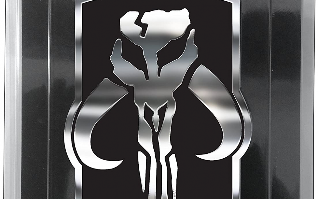 New The Mandalorian Mandalorain Skull Chrome Car Decal available!