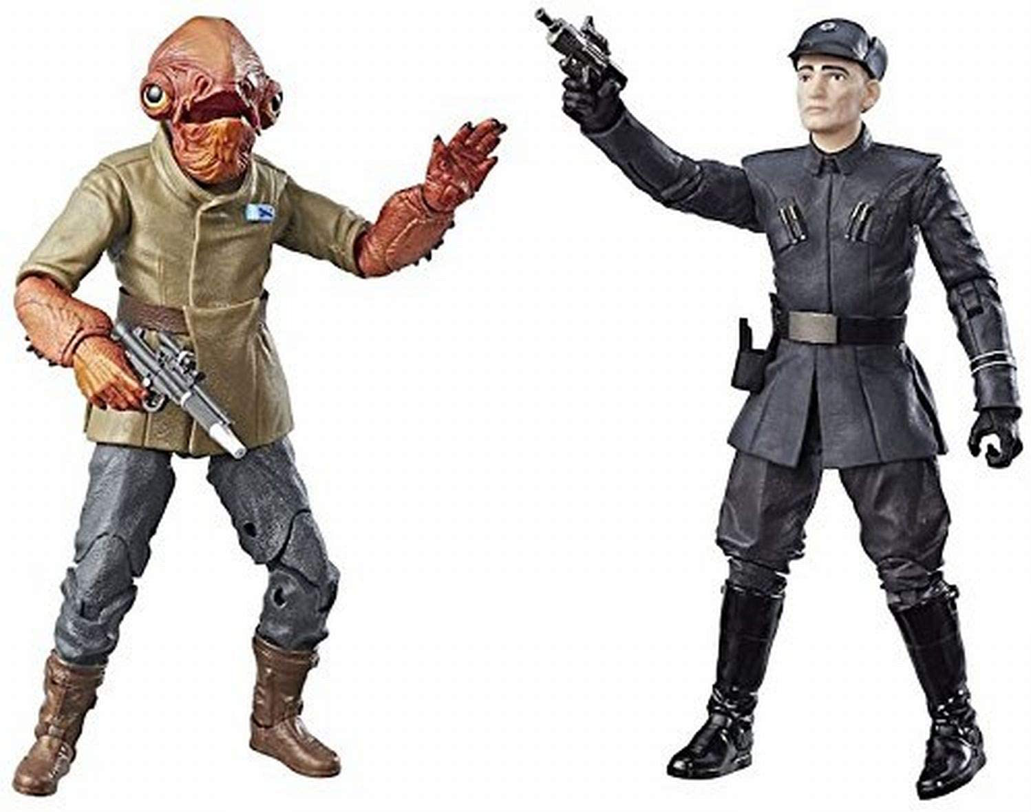 TLJ Admiral Ackbar and First Order Officer Black Series Figure 2-Pack 2