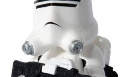 New Force Awakens First Order Flame Trooper Q Version Figure available!