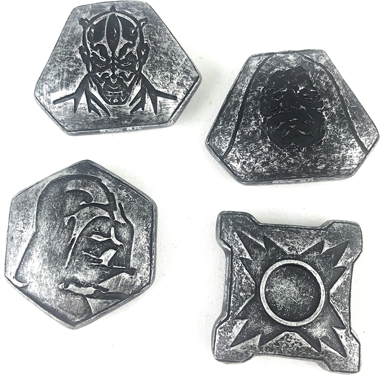 SWGE Silver Jedi and Sith Wisdom Tokens Set 1