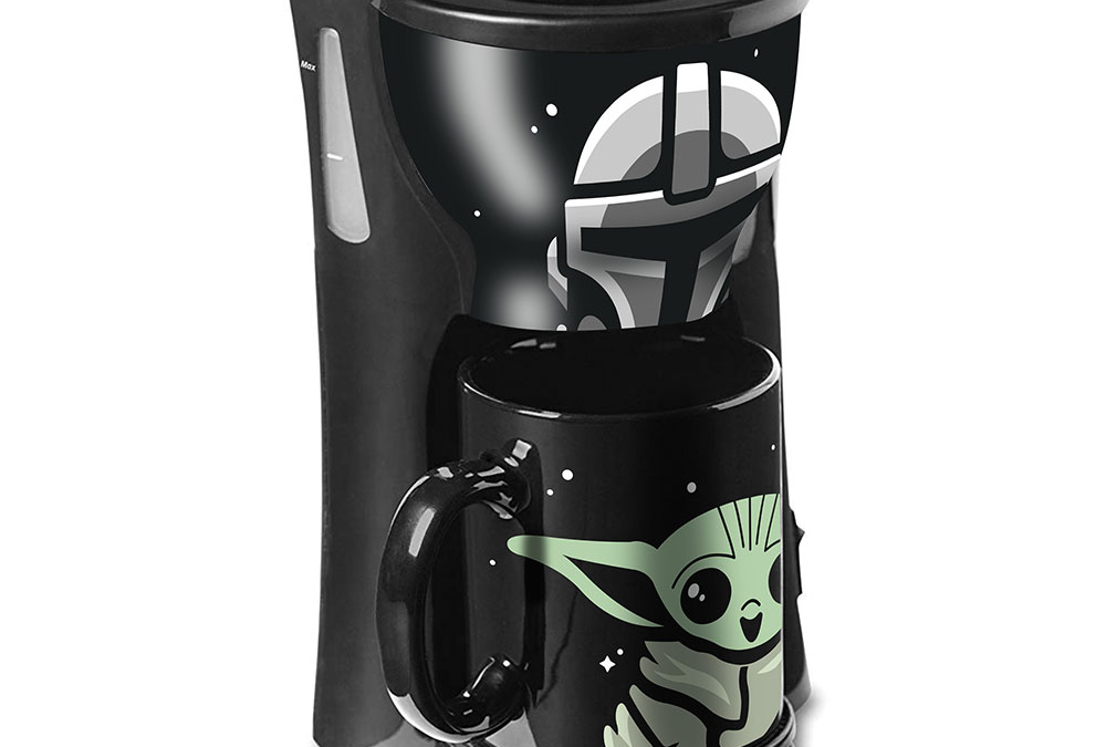 New The Mandalorian Inline Single Cup Coffee Maker with Mug Set available for pre-order!