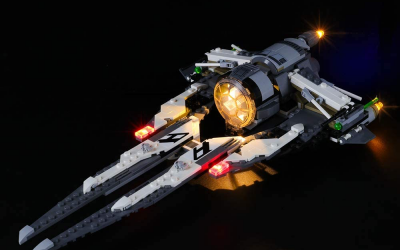New Star Wars Resistance Black Ace TIE Interceptor Light-Up Lego set available!