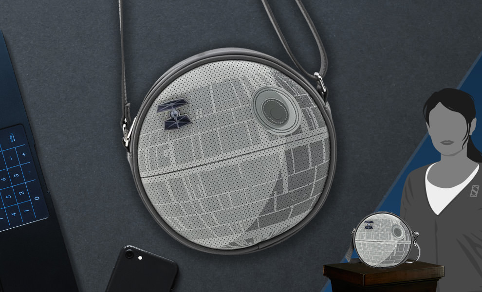 SW Death Star Pin Collector Crossbody Bag 1