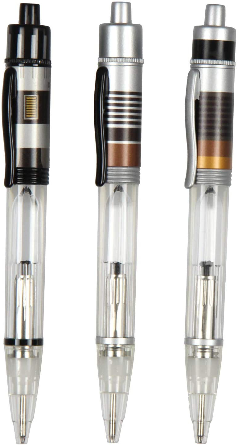 SW Light-Up Lightsaber Refillable Ink Pens 3 PC Set 2