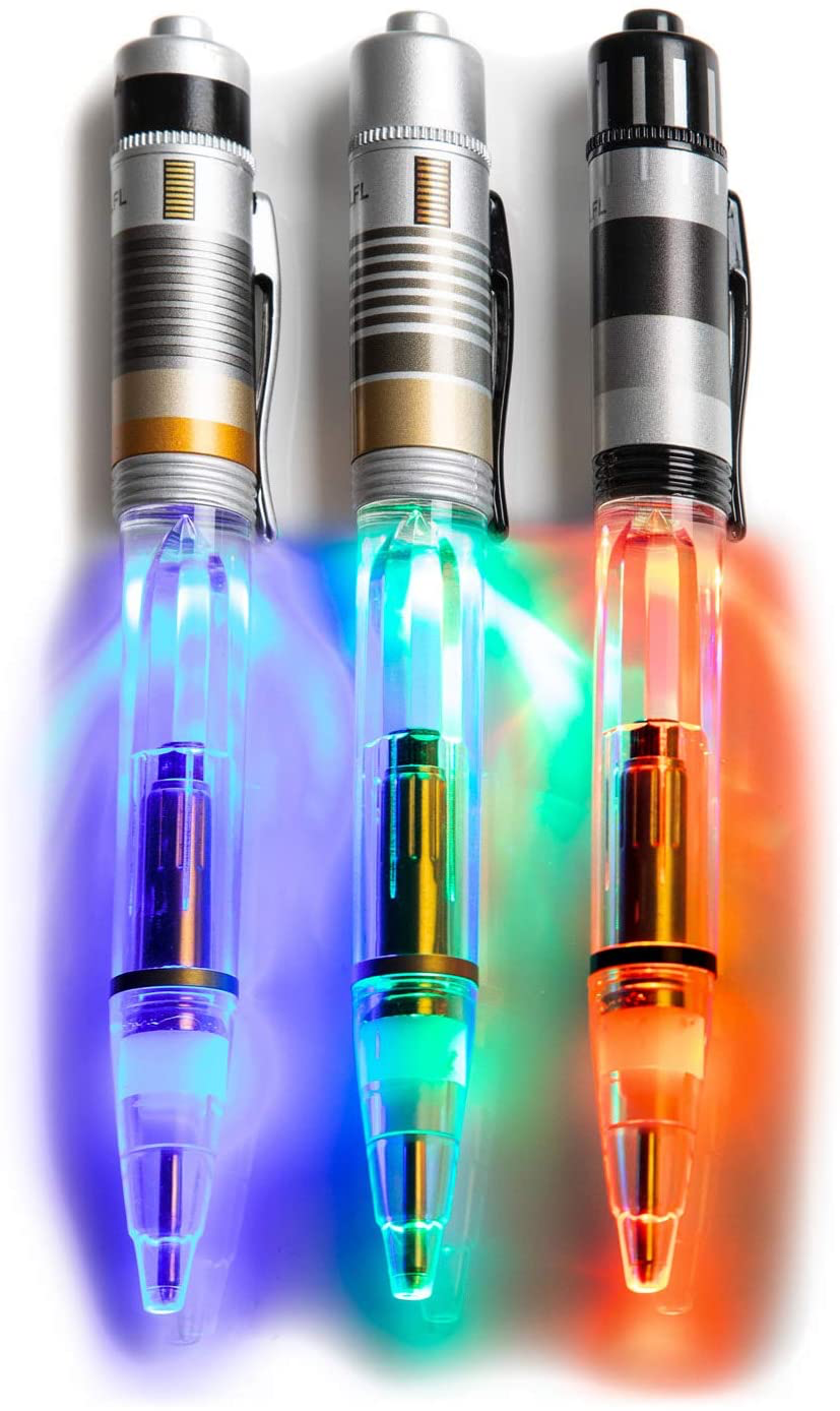 SW Light-Up Lightsaber Refillable Ink Pens 3 PC Set 3