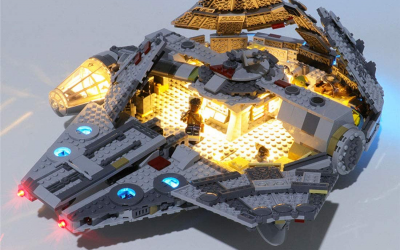 New Rise of Skywalker Millennium Falcon LED Light Lego set available!