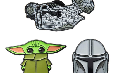New The Mandalorian 3-Piece Enamel Pin Set available now!