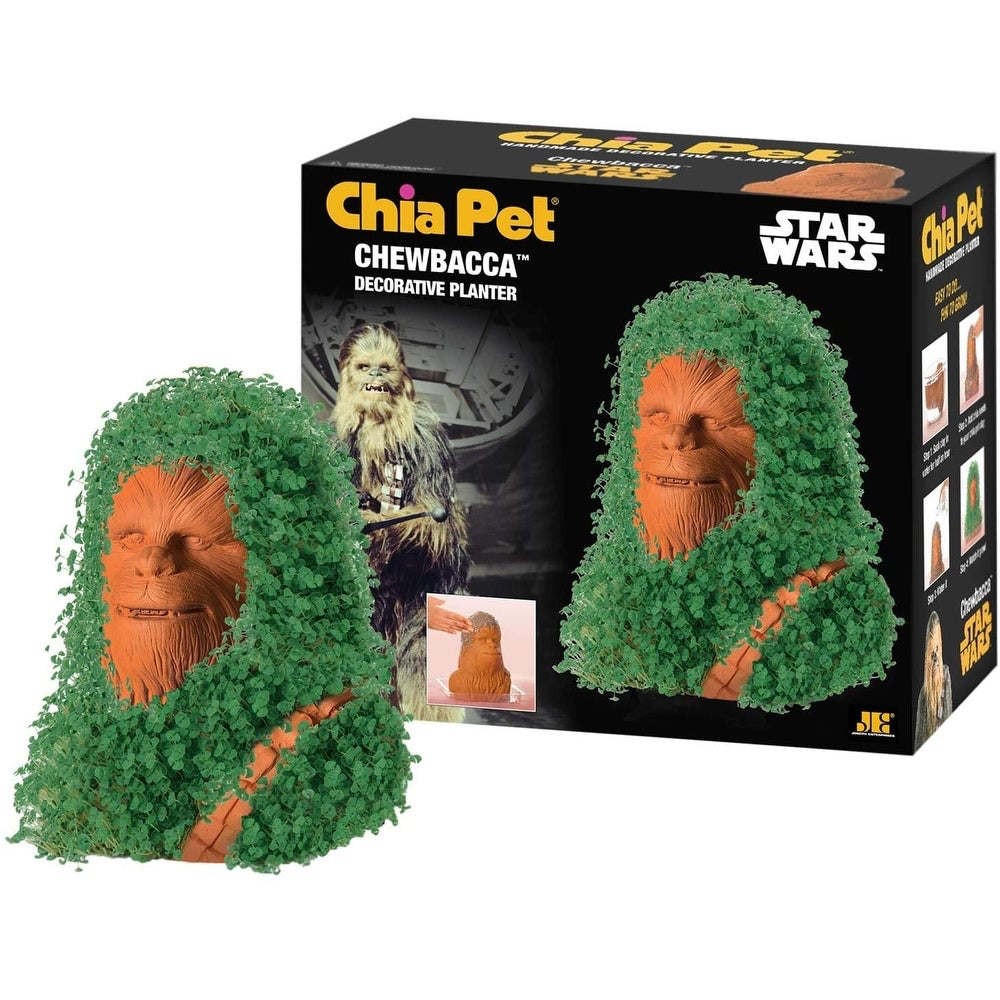 New Star Wars Chewbacca Chia Pet Decorative Planter available now