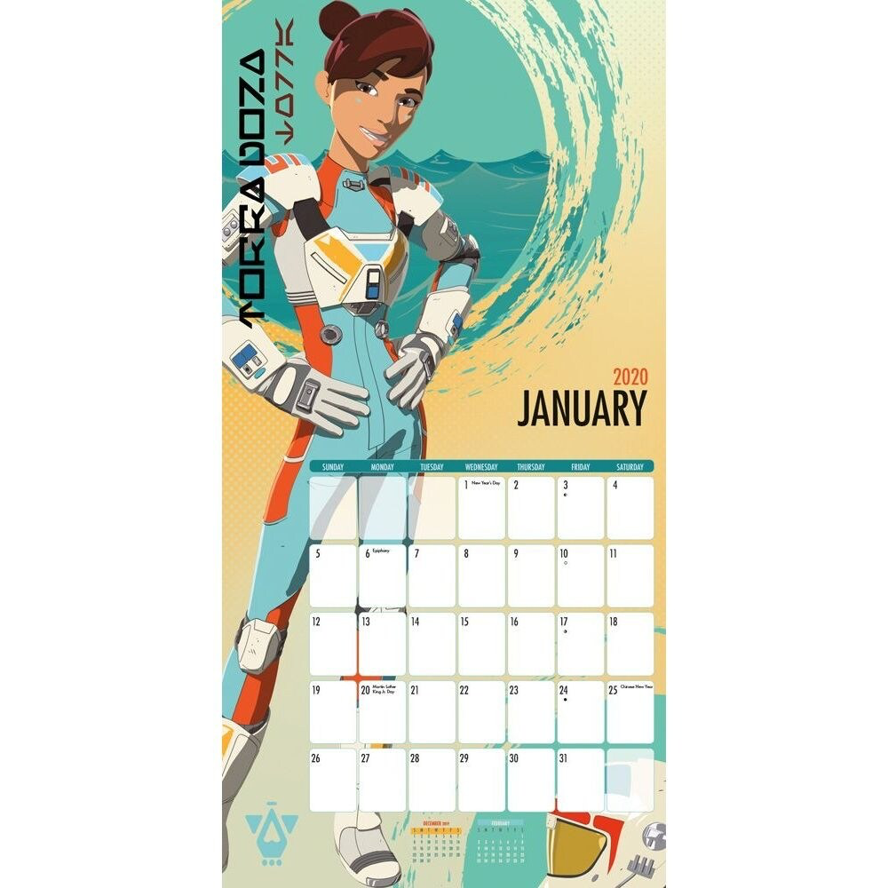 New Star Wars Resistance Wall Calendar available now! The Force