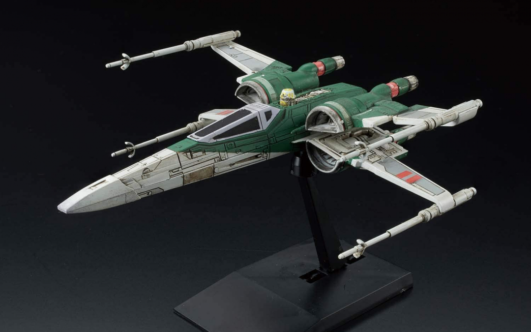 New Rise of Skywalker Green X-Wing Fighter Model Kit available now!