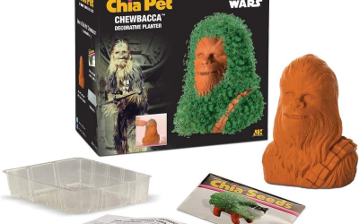 New Star Wars Chewbacca Chia Pet Decorative Planter available now!