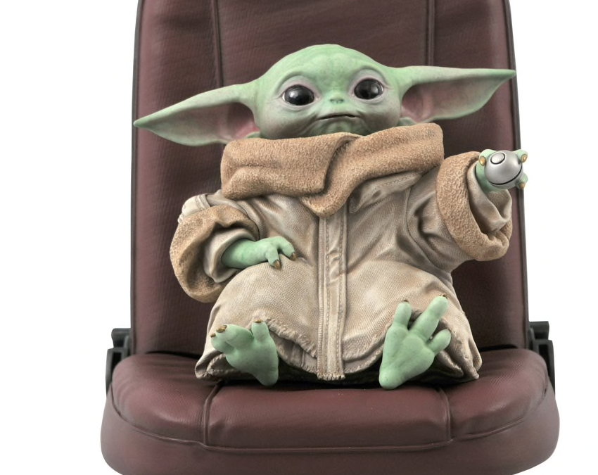 New The Mandalorian The Child in Chair Premier Statue available for pre-order!