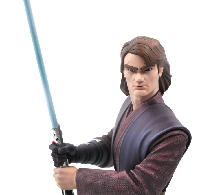 New The Clone Wars Anakin Skywalker Animated Mini Bust available for pre-order!