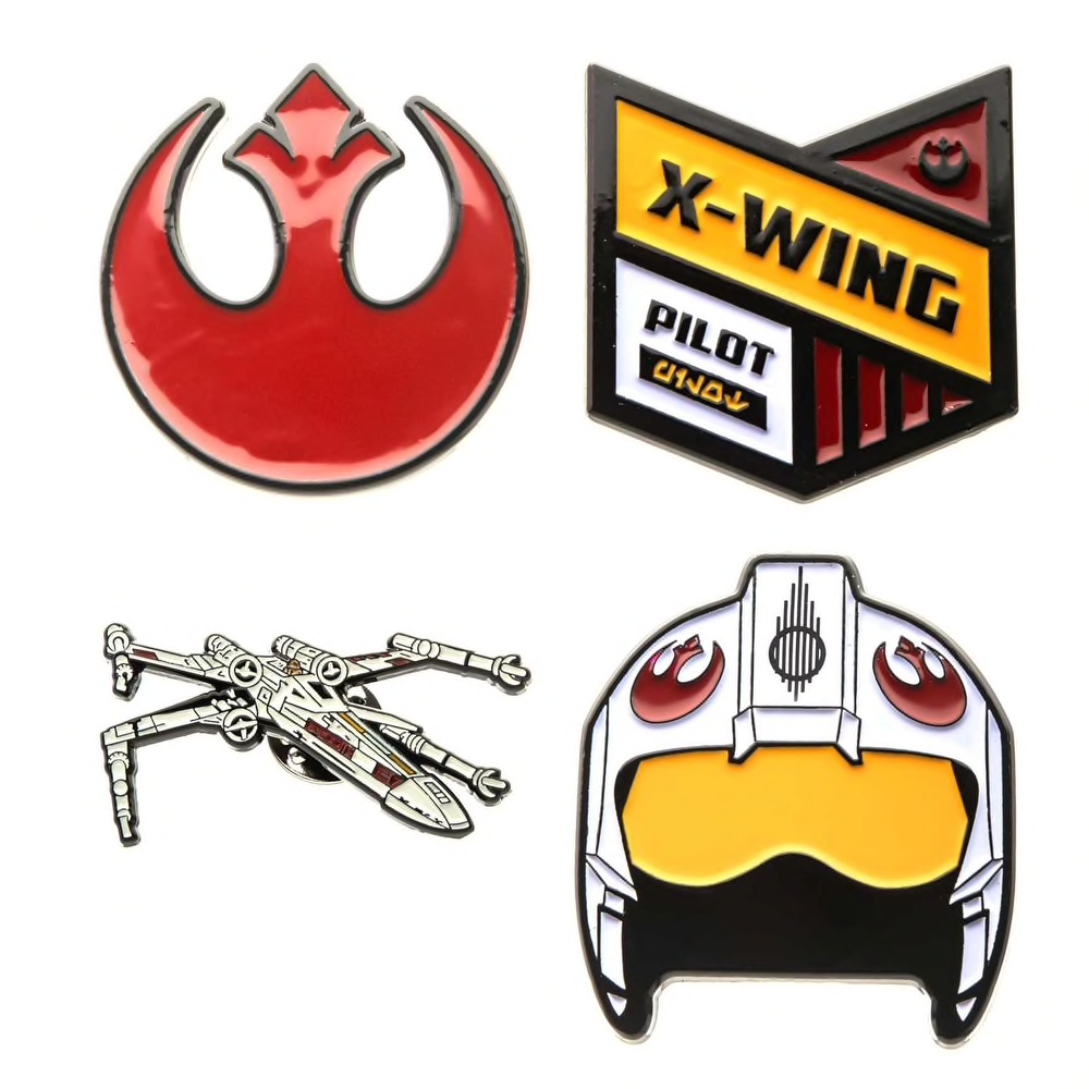 SW Rebel Alliance Enamel Pins 4-Pack 2