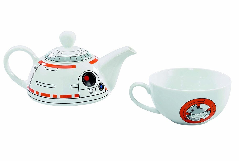 New Rise of Skywalker BB-8 12oz Ceramic Teapot and 6oz Cup Set available!