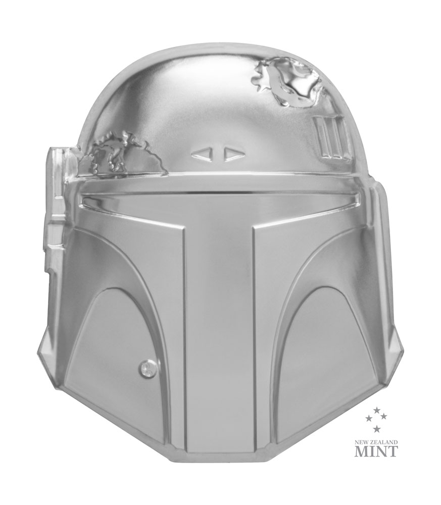 SW Boba Fett Helmet Silver Coin 5