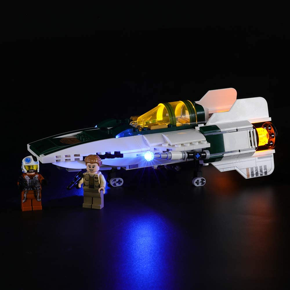 TROS A-Wing Starfighter LED Lighting Lego Set 1