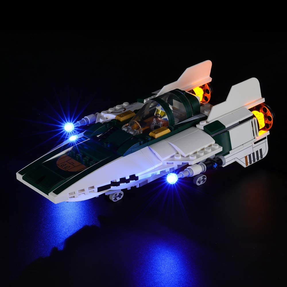 TROS A-Wing Starfighter LED Lighting Lego Set 2