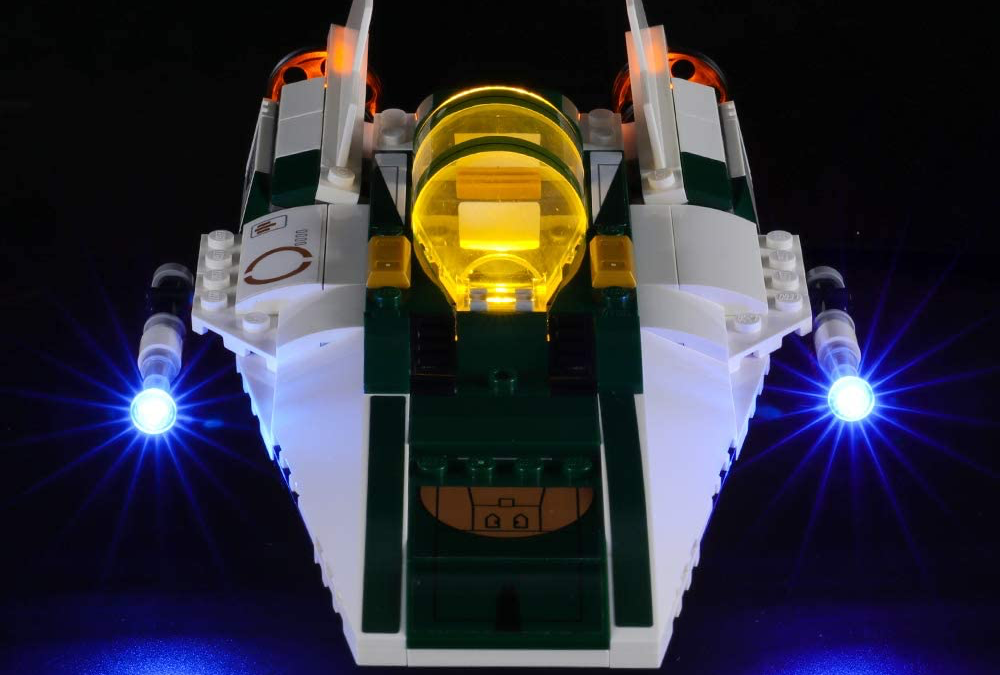 New Rise of Skywalker A-Wing Starfighter LED Lighting Lego Set available!