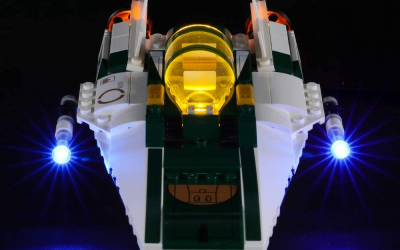New Rise of Skywalker A-Wing Starfighter LED Lighting Lego Set available!
