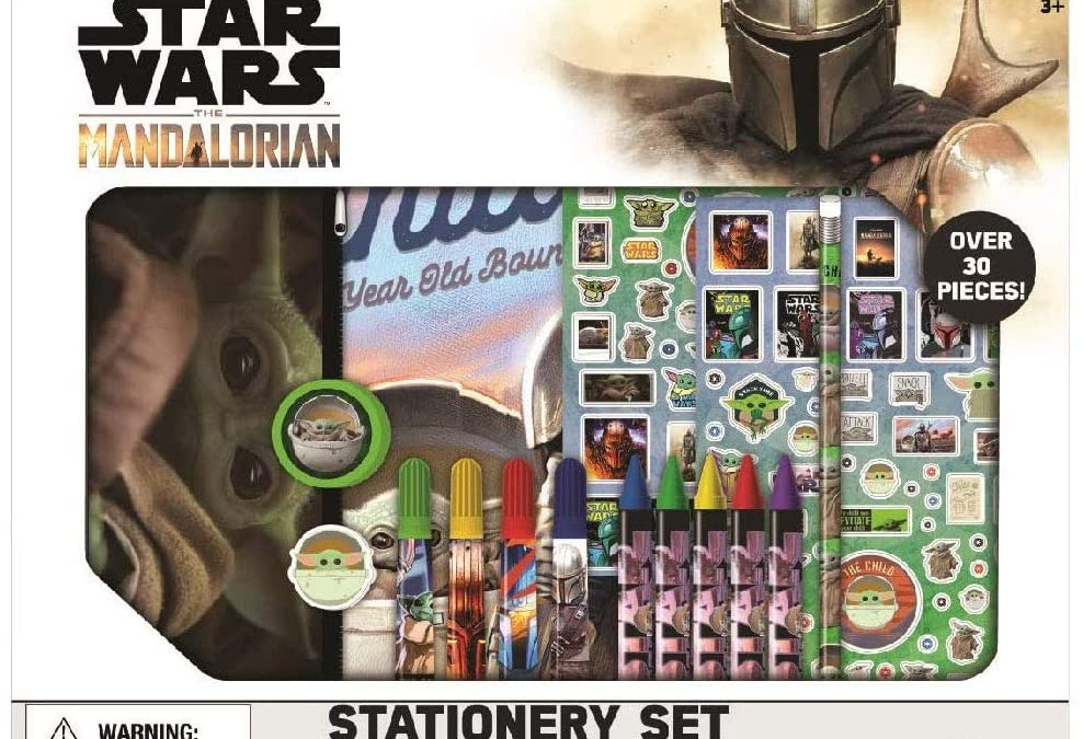 New The Mandalorian Coloring 30 Pc. Stationary Set available now!