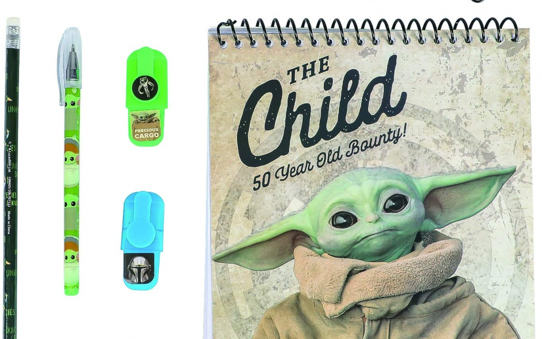 New The Mandalorian The Child School Supplies Stationary Set available now!