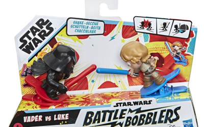 New Darth Vader Vs Luke Skywalker Clip-able Battling Figure 2-Pack available!
