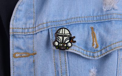 New The Mandalorian Mando Enamel Lapel Pin available now!