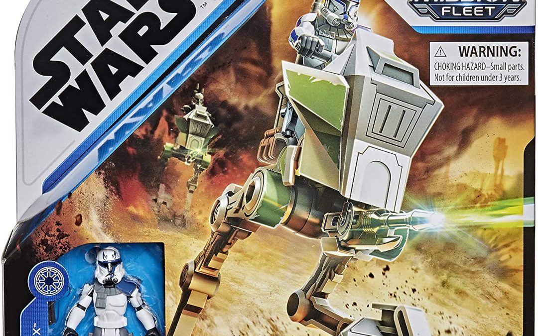 New Star Wars Mission Fleet Captain Rex and AT-RT Walker Set available!