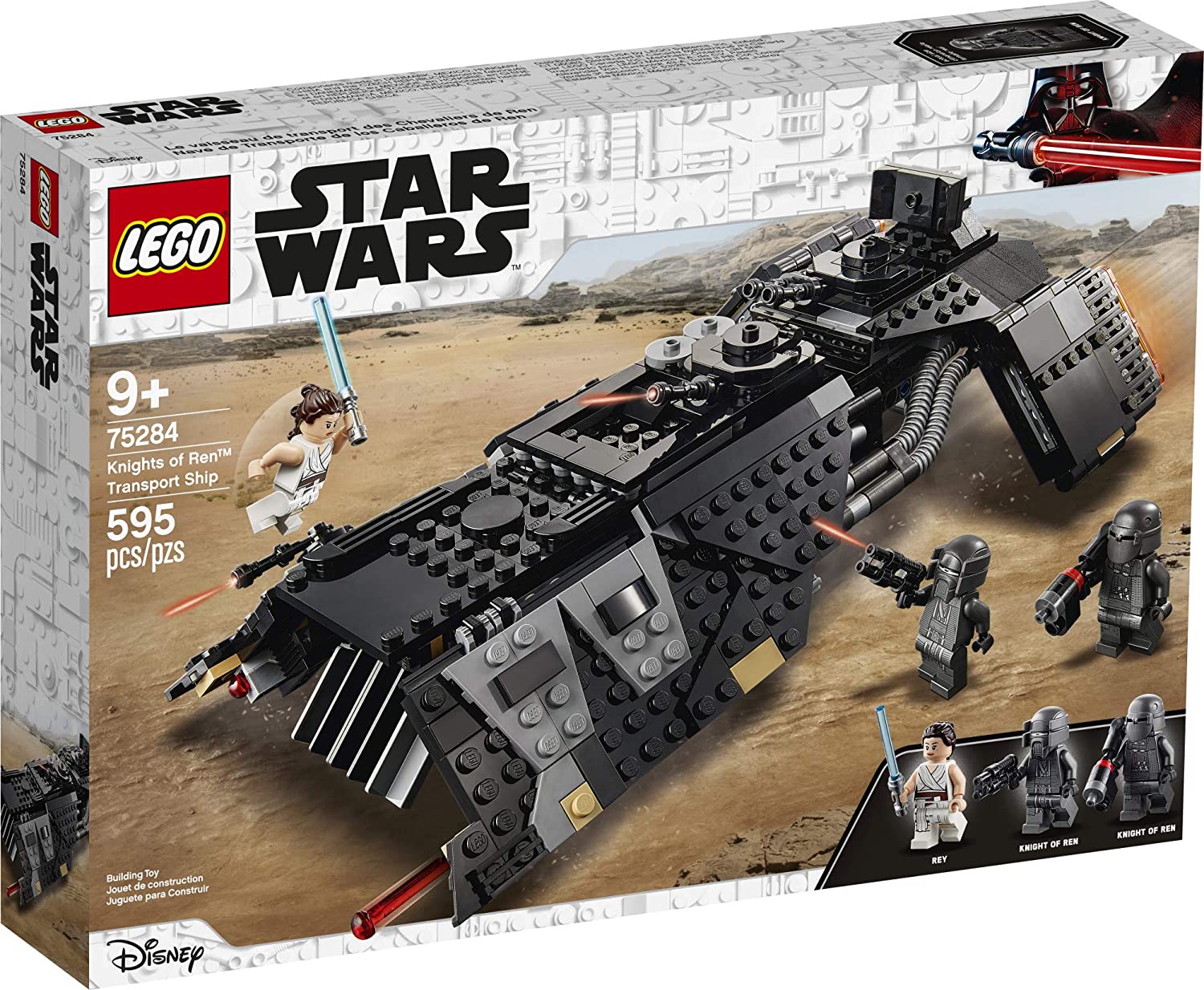 New Rise Of Skywalker Knights Of Ren Transport Ship Lego Set Available For Pre Order The