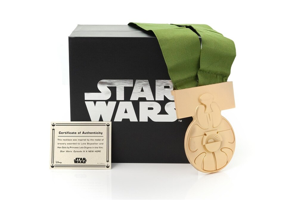 New Star Wars Gold Plated Medal of Yavin Prop Replica available now!