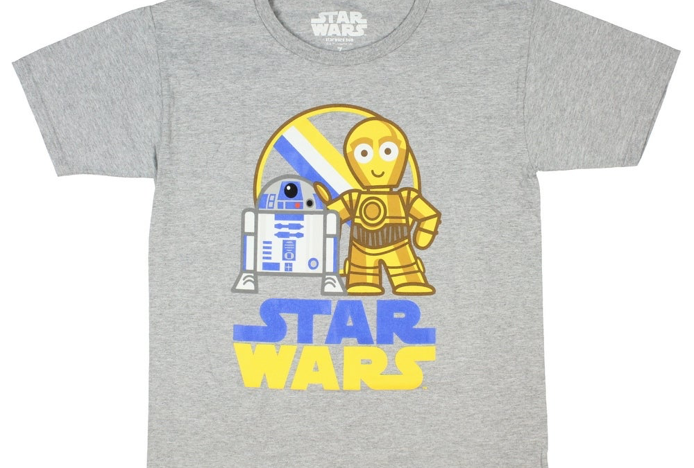 New Star Wars R2-D2 And C-3PO Chibi Style T-Shirt available now!