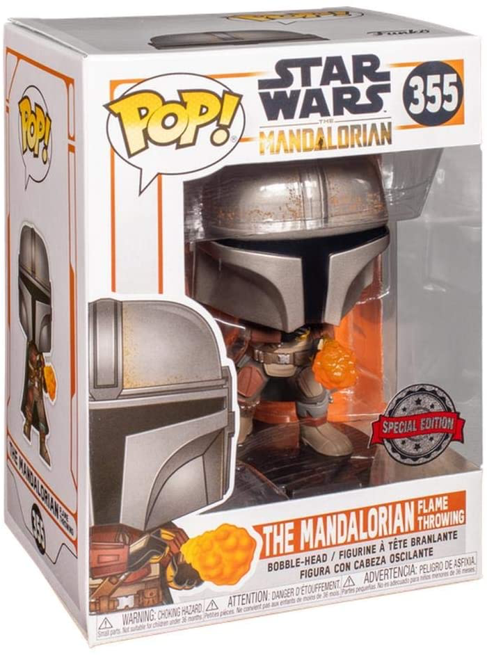 TM FP Mando Flame Throwing Bobble Head Toy 1