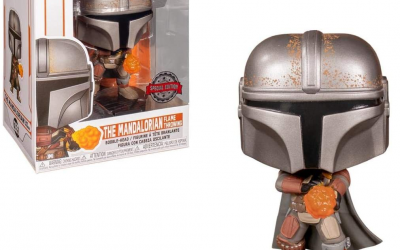 New The Mandalorian Mando Flame Throwing Bobble Head Toy available!