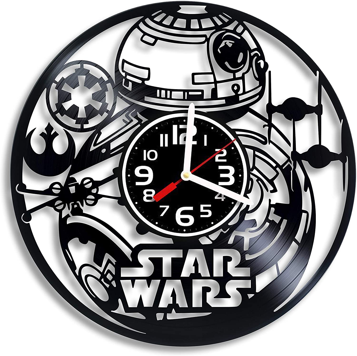 TROS BB-8 Record Art Vinyl Wall Clock
