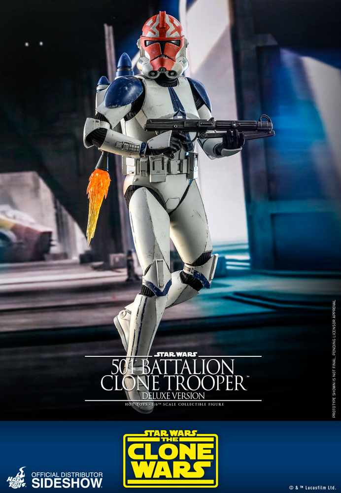 SWTCW 501st Battalion Clone Trooper Deluxe 1/6th Scale Figure 5