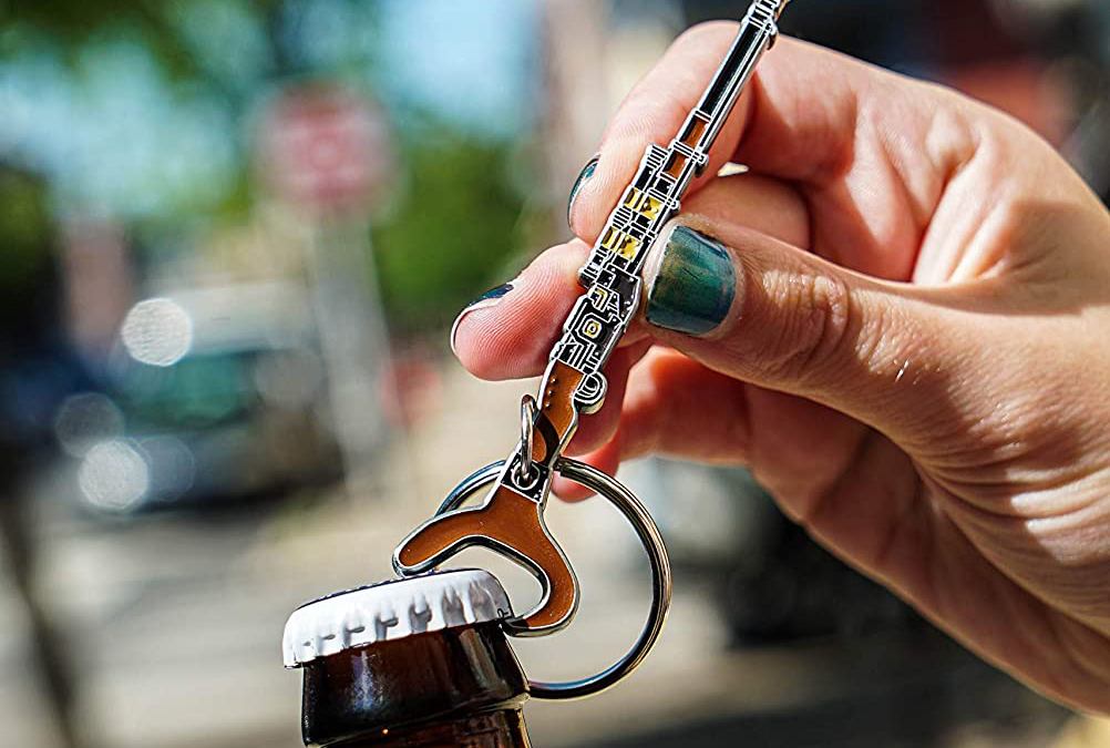 New The Mandalorian Mando's Amban Sniper Rifle Bottle Opener Keychain available!