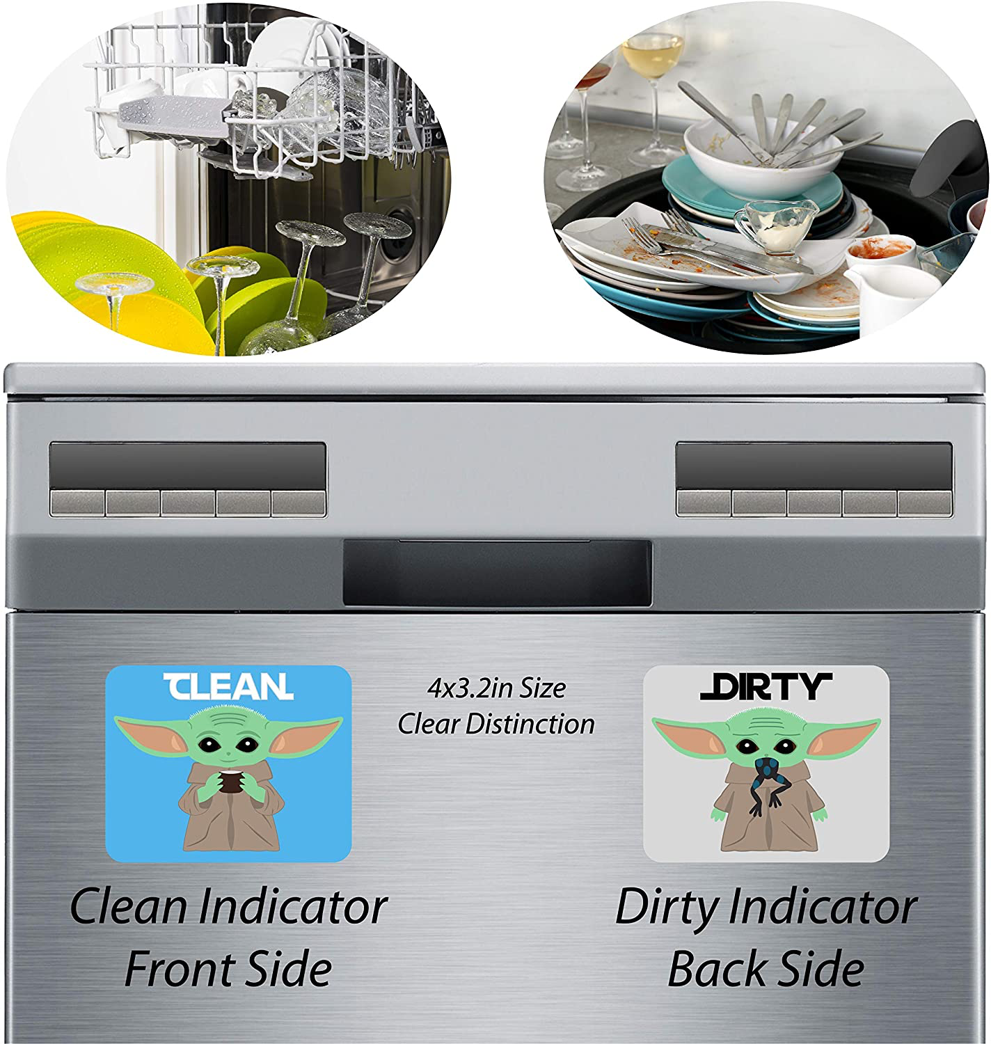 TM The Child Decal Dishwasher Magnet Clean Dirty Indicator 2