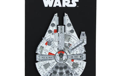 New Star Wars Millennium Falcon Large Enamel Pin available now!