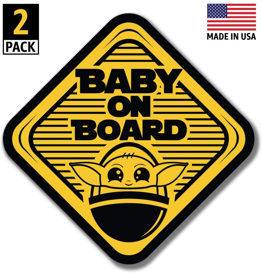 TM Baby On Board Large Vinyl Decal Stickers 2-Pack 1