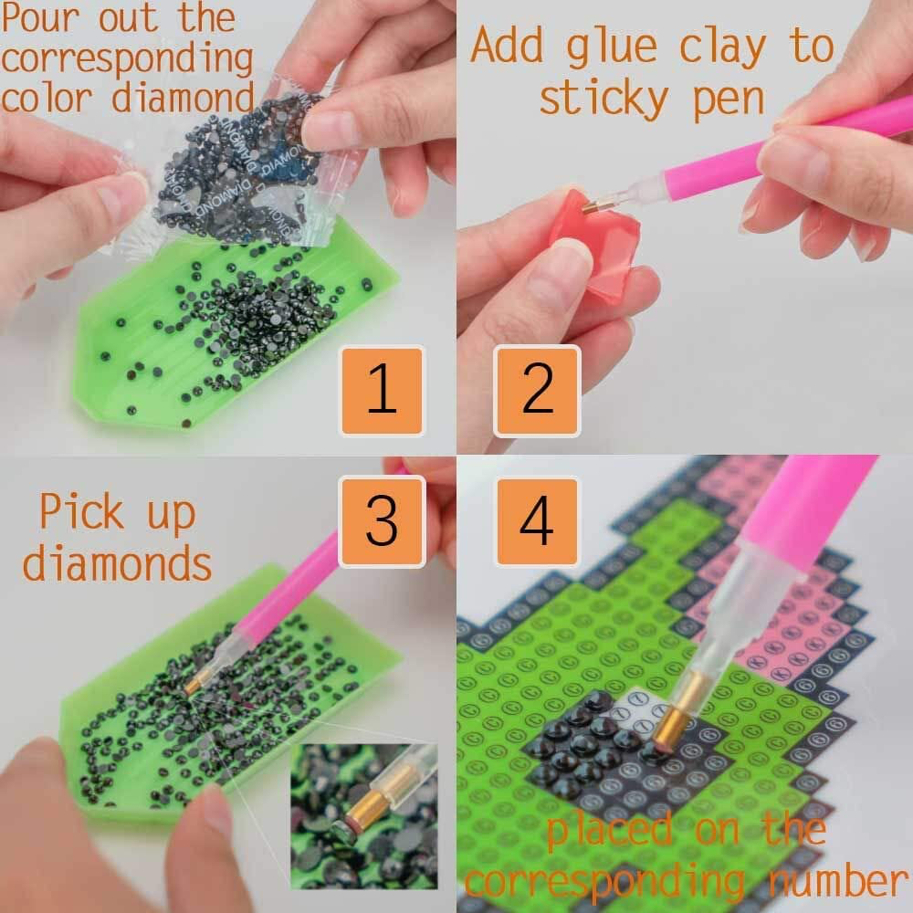 TM Diamond Painting Character Stickers Set 3